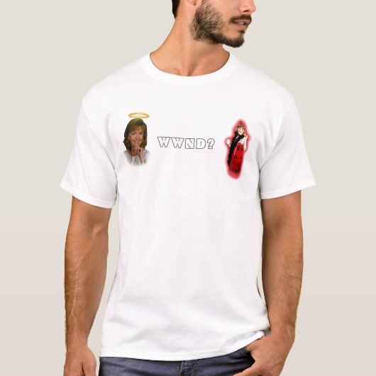 Goede mama, slechte mama, WWND? T-shirt (Voorkant)