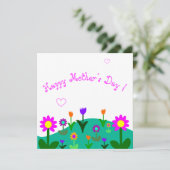 Goede mama's Fame in de Lente Kaart (Staand voorkant)