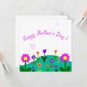 Goede mama's Fame in de Lente Kaart (Voorkant / Achterkant in situ)