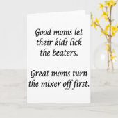 Goede Mamma's Kaart (Gele Bloem)