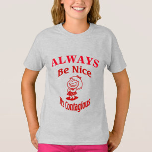 Goede manieren om te praten, poetskoek en een soor t-shirt
