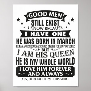 Goede Mannen bestaan nog steeds Ik weet dat ik er Poster