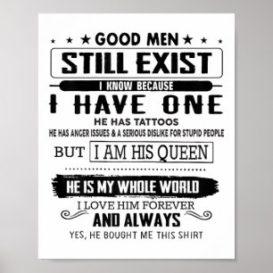 Goede Mannen bestaan nog steeds, ik weet het omdat Poster