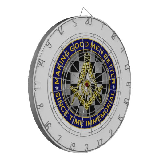 Goede Mannen beter maken Dartbord (Voorkant Links)