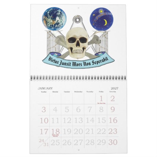 Goede mannen beter maken kalender (Jan 2027)