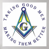 Goede Mannen nemen Poster (Voorkant)