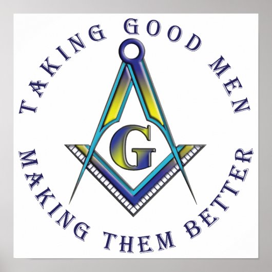 Goede Mannen nemen Poster (Voorkant)