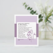 Goede meisjes gedragen zich  slecht advies briefkaart (Staand voorkant)