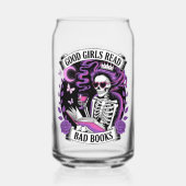 Goede meisjes lezen slechte boeken blikvorm glas (Voorkant)