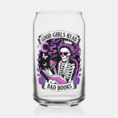 Goede meisjes lezen slechte boeken blikvorm glas (Achterkant)