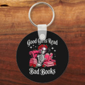 Goede Meisjes Lezen Slechte Boeken Funny Reader Do Sleutelhanger (Voorkant)