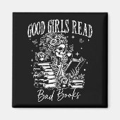 Goede meisjes lezen slechte boeken, grappige smut magneet (Voorkant)