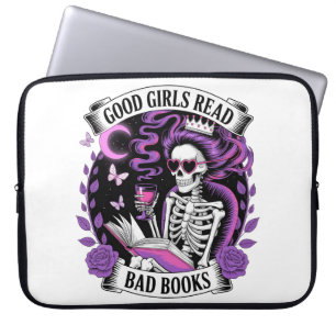 Goede meisjes lezen slechte boeken laptop sleeve