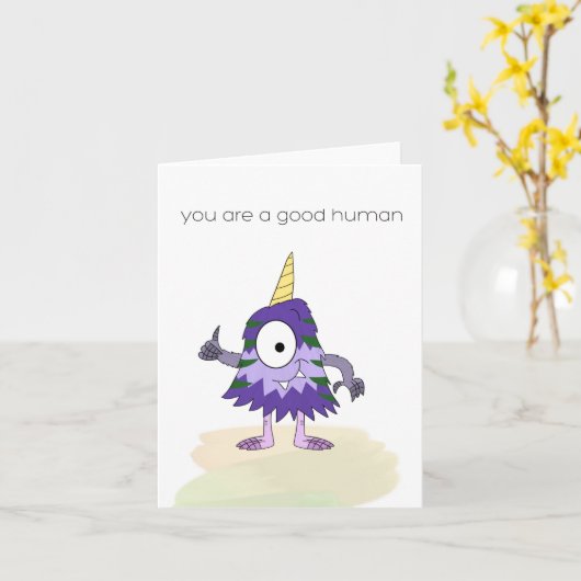 Goede menselijke kaart (Gele Bloem)