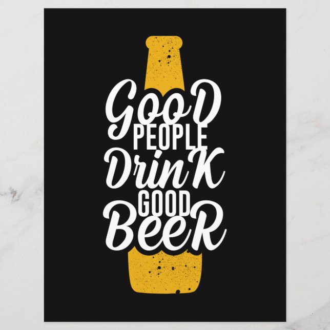 Goede mensen Drink Good Beer (Voorkant)