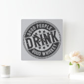 Goede Mensen Drink Vierkante Klok (Huis)