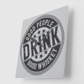 Goede Mensen Drink Vierkante Klok (Hoek)