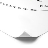 Goede mensen eten bacon poster (Hoek)