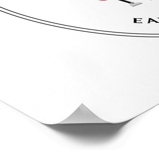 Goede mensen eten bacon poster (Hoek)