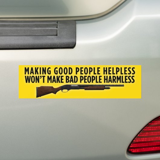 Goede mensen helpen bumpersticker (Op auto)