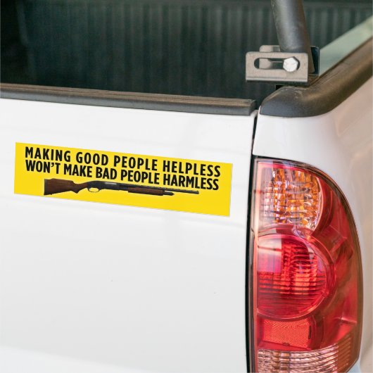 Goede mensen helpen bumpersticker (Op Truck)