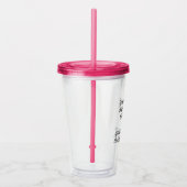 Goede moeders, geweldige moeders acryl drinkbeker (Rechts)