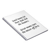 Goede moeders Geweldige moeders  Notitieboek (Rechterzijde)