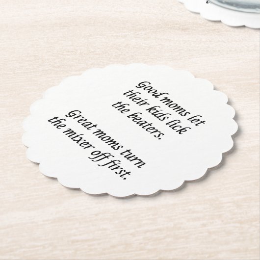Goede moeders Grote moeders Kartonnen Onderzetters (Gekanteld)