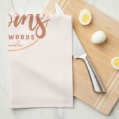 Goede moeders zeggen slechte woorden theedoek (Quarter Fold)