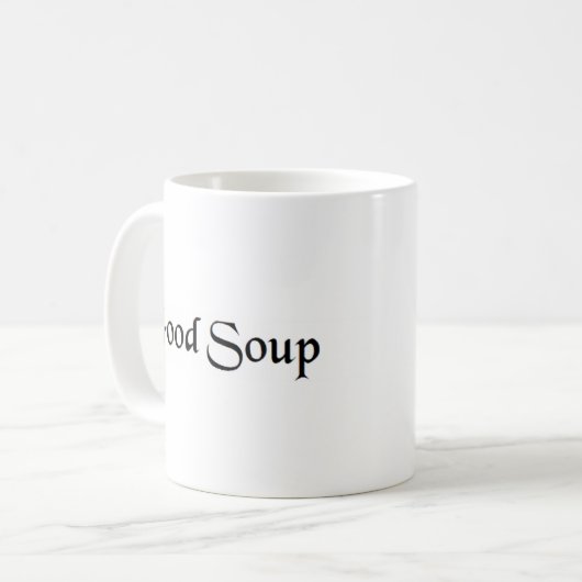 goede mok van soep (Voorkant links)