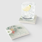 Goede Mok van Tea Floral Stenen Onderzetter (Zijkant)