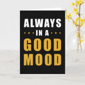 Goede Mood Kaart (Gele Bloem)