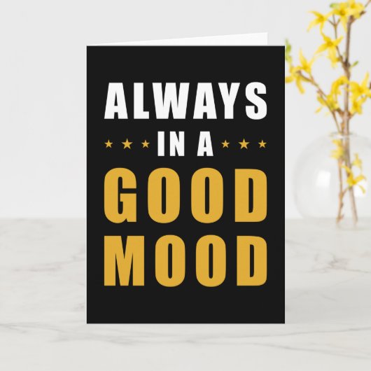 Goede Mood Kaart (Gele Bloem)