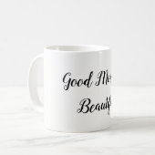 Goede, mooie Typografie Love Quote Koffiemok (Voorkant links)