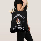 Goede Morels zijn moeilijk om grappige paddenstoel Tote Bag (Dichtbij)