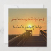 GOEDE MORGEN 5.25 x 5.25 kaart (Voorkant)