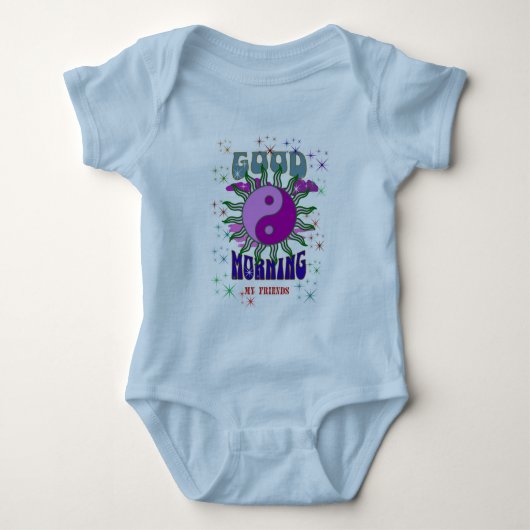 GOEDE MORGEN, Baby-Bodysuit Romper (Voorkant)