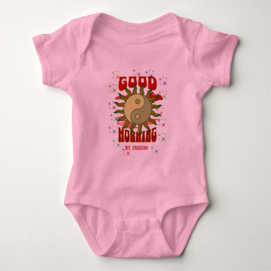 GOEDE MORGEN, Baby-Bodysuit Romper (Voorkant)