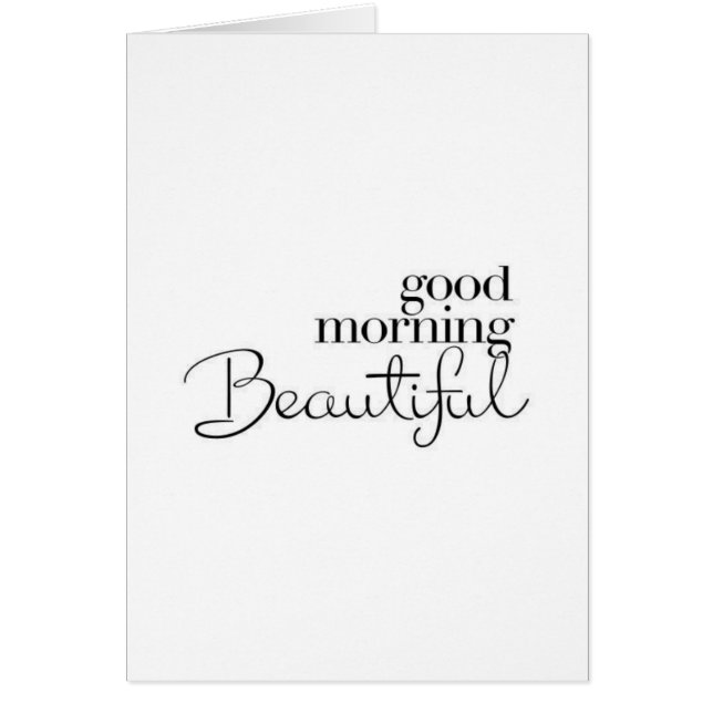 "GOEDE MORGEN BEAUTIFUL" EN HAPPY BIRTHDAY! (Voorkant)