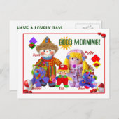 GOEDE MORGEN! Briefkaart (Voorkant / Achterkant)