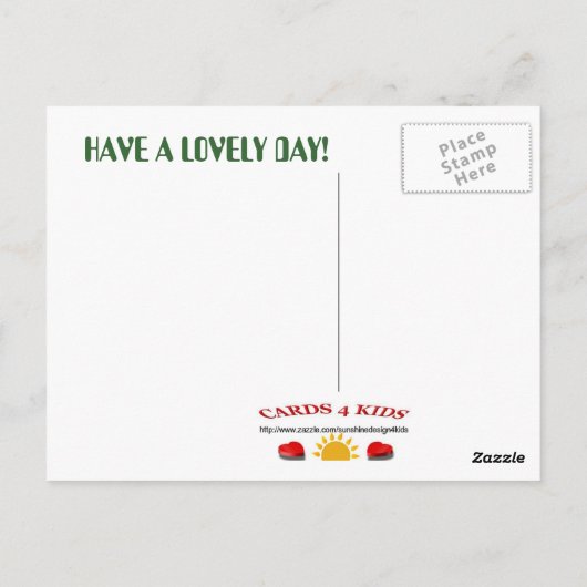 GOEDE MORGEN! Briefkaart (Achterkant)