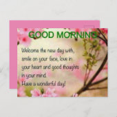 GOEDE MORGEN BRIEFKAART (Voorkant / Achterkant)