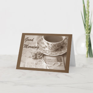 GOEDE MORGEN EN GOEDE DAG *UW GROTE DAG!* KAART