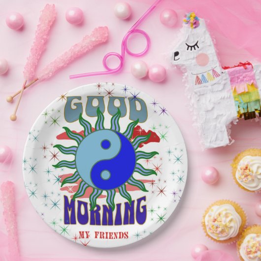 GOEDE MORGEN , PAPIEREN BORD (Feest)