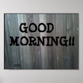 GOEDE MORGEN! POSTER (Voorkant)