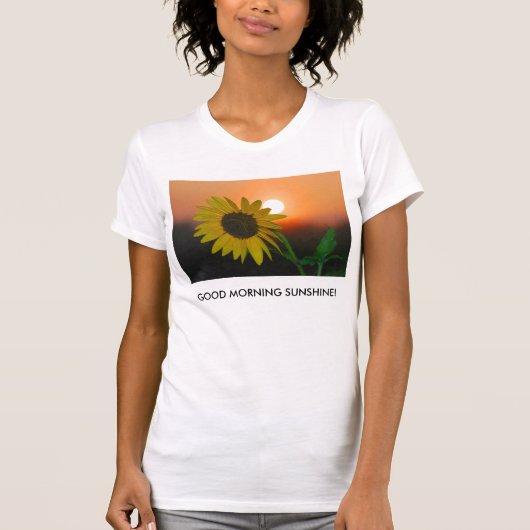 GOEDE MORGEN SUNSHINE 2 TSHIRT (Voorkant)