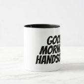 GOEDE MORNEN HANDSOME Koffee Mugs voor echtgenoot Mok (Midden)