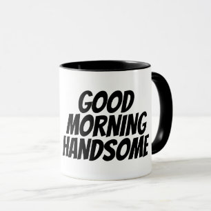 GOEDE MORNEN HANDSOME Koffee Mugs voor echtgenoot Mok