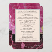 GOEDE MORNEN INspiratie en vreugde! Bedankkaart (Voorkant / Achterkant)