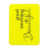 GOEDE MORNENDE BEELDSCHERMING EXPRESSIES ZEGGEN: MAGNEET (Verticaal)